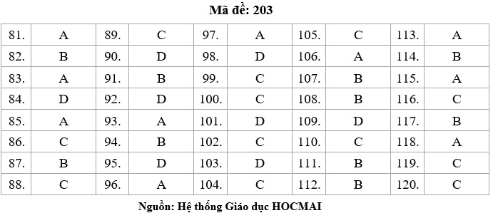 HOT: Gợi ý giải đề thi tốt nghiệp THPT Lý, Hóa, Sinh - 1