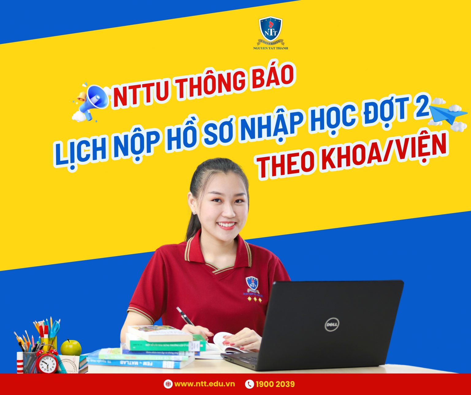 NTTU hướng dẫn K2024 lịch nộp hồ sơ nhập học đợt 2 theo Khoa/Viện ...