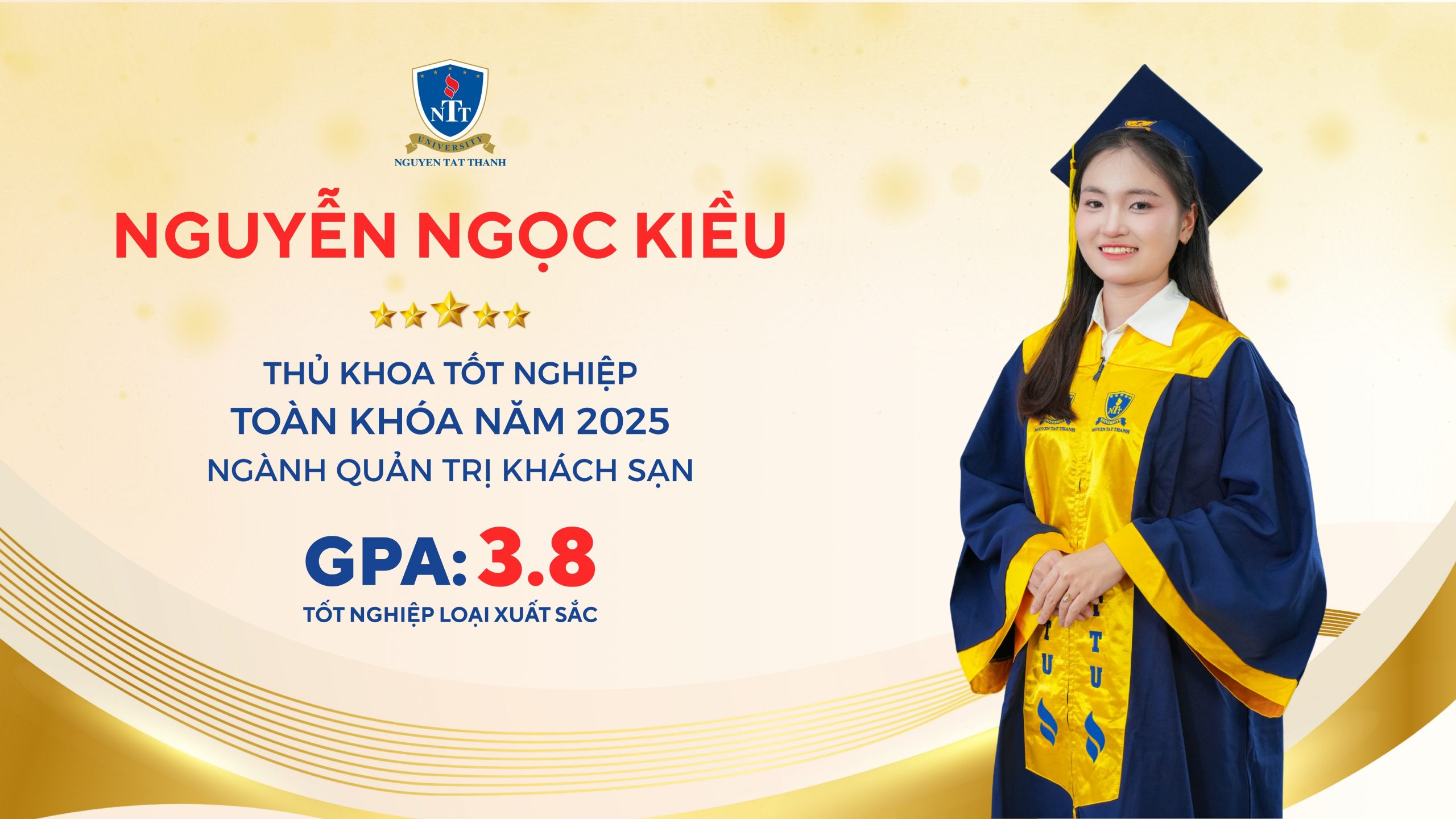 Hành trình “không học cho xong” của thủ khoa Nguyễn Ngọc Kiều