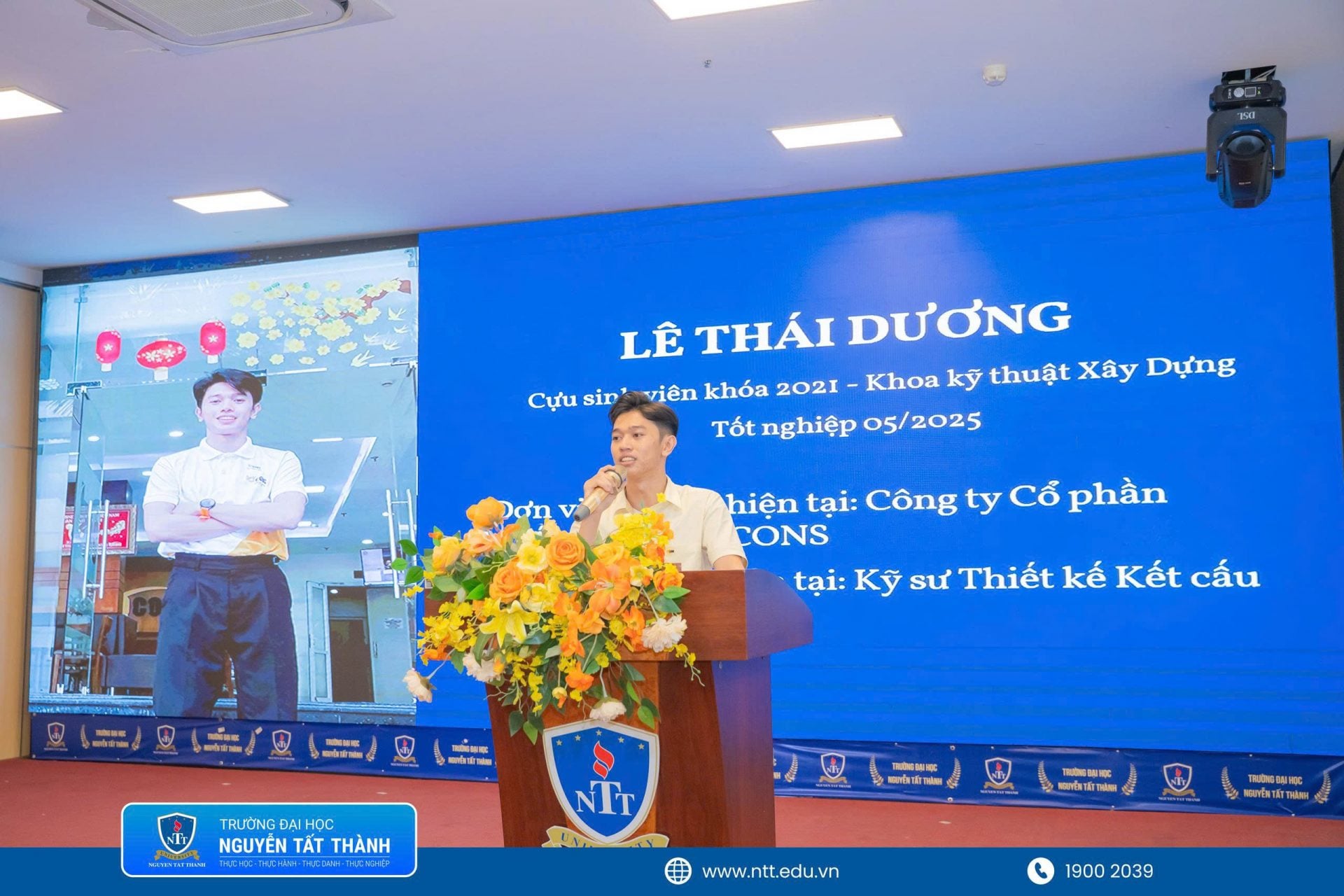 Sinh viên các khóa giao lưu với các cựu sih viên có thành tích nổi bật và đang làm việc tại các công ty xây dựng tại Nhật Bản và trong nước (2)