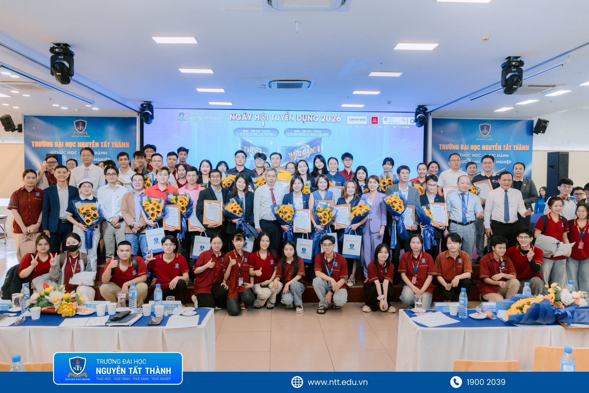 Ngày hội Tuyển dụng tháng 5/2026 quy tụ gần 30 doanh nghiệp, mang đến gần 2.000 cơ hội việc làm cho sinh viên NTTU