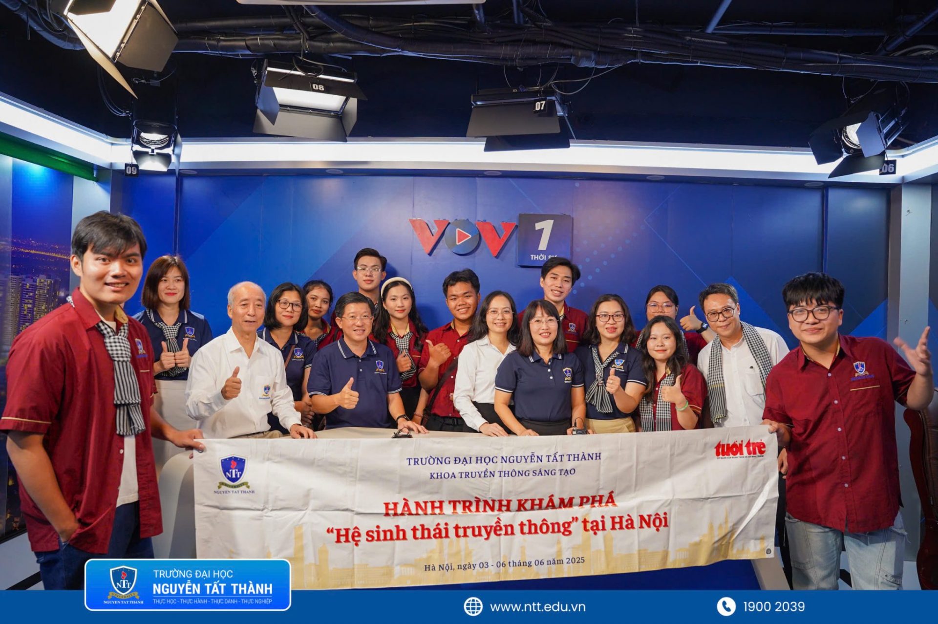 Hoạt động học tập thực tế giúp sinh viên ngành Truyền thông đa phương tiện NTTU rèn luyện kỹ năng nghề nghiệp từ sớm