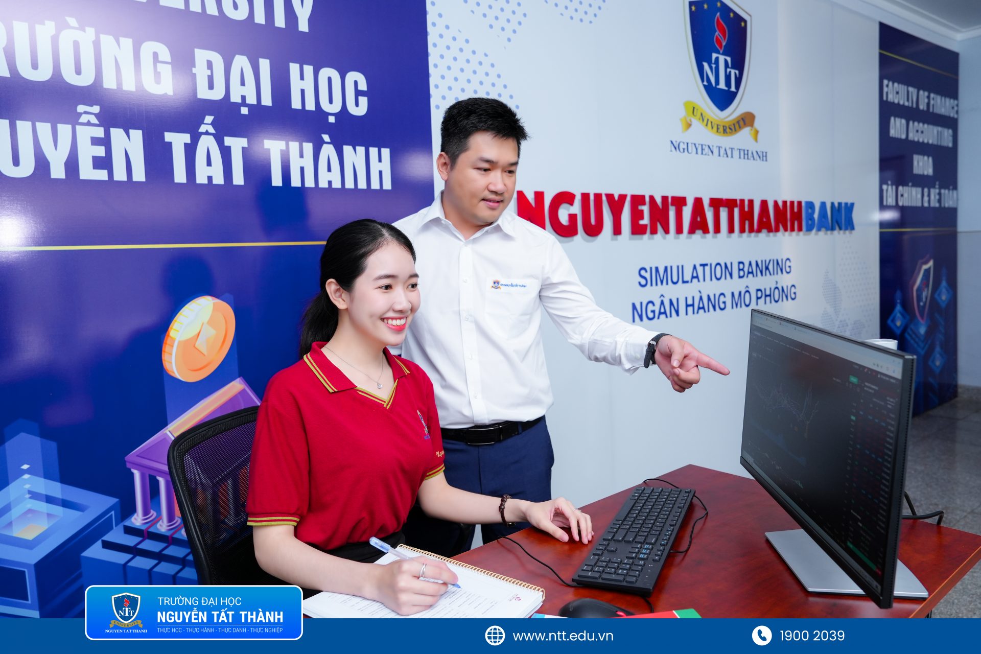 Đội ngũ giảng viên ngành Tài chính – Ngân hàng tại Trường ĐH Nguyễn Tất Thành đồng hành cùng sinh viên theo định hướng đào tạo gắn thực tiễn, cập nhật xu hướng Fintech, ngân hàng số và thị trường tài chính hiện đại
