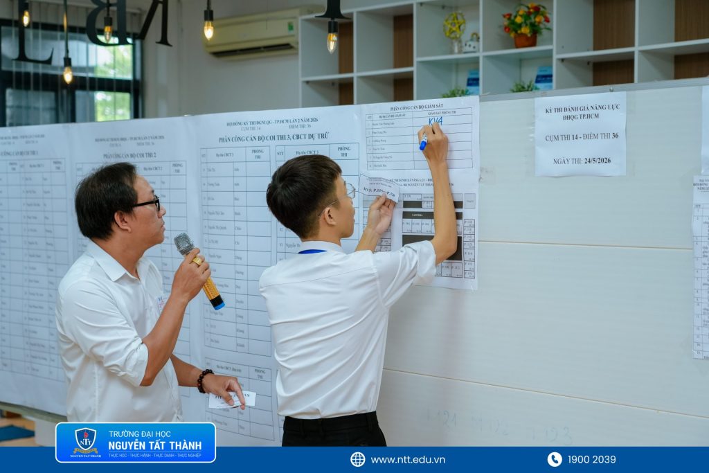 Hơn 500 nhân sự NTTU phục vụ Kỳ thi Đánh giá năng lực đợt 2 năm 2026