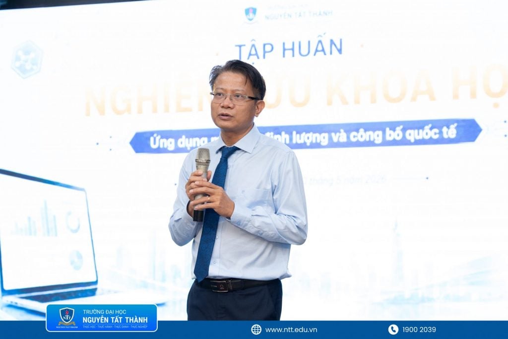 NTTU - Ứng dụng các mô hình định lượng chủ yếu trong nghiên cứu khoa học và công bố quốc tế - PGS.TS. Lê Hải Châu