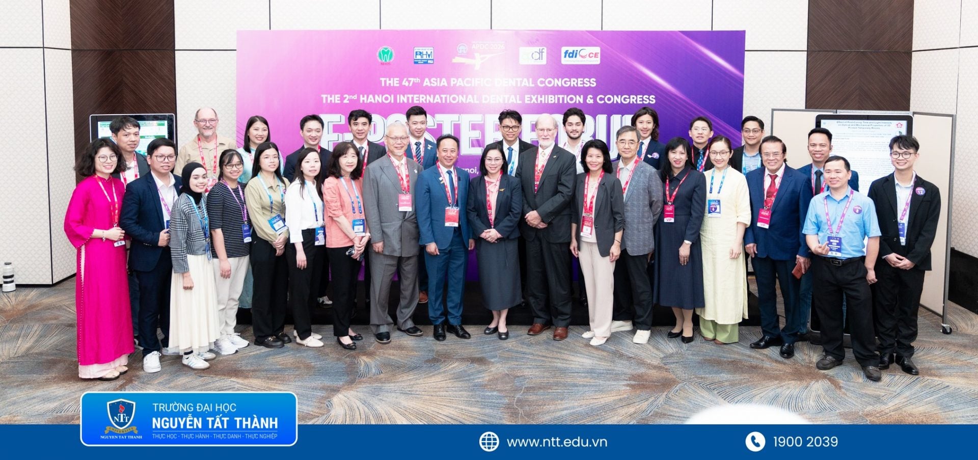 Đoàn giảng viên Khoa Răng Hàm Mặt NTTU tham dự các phiên hội nghị APDC 2026