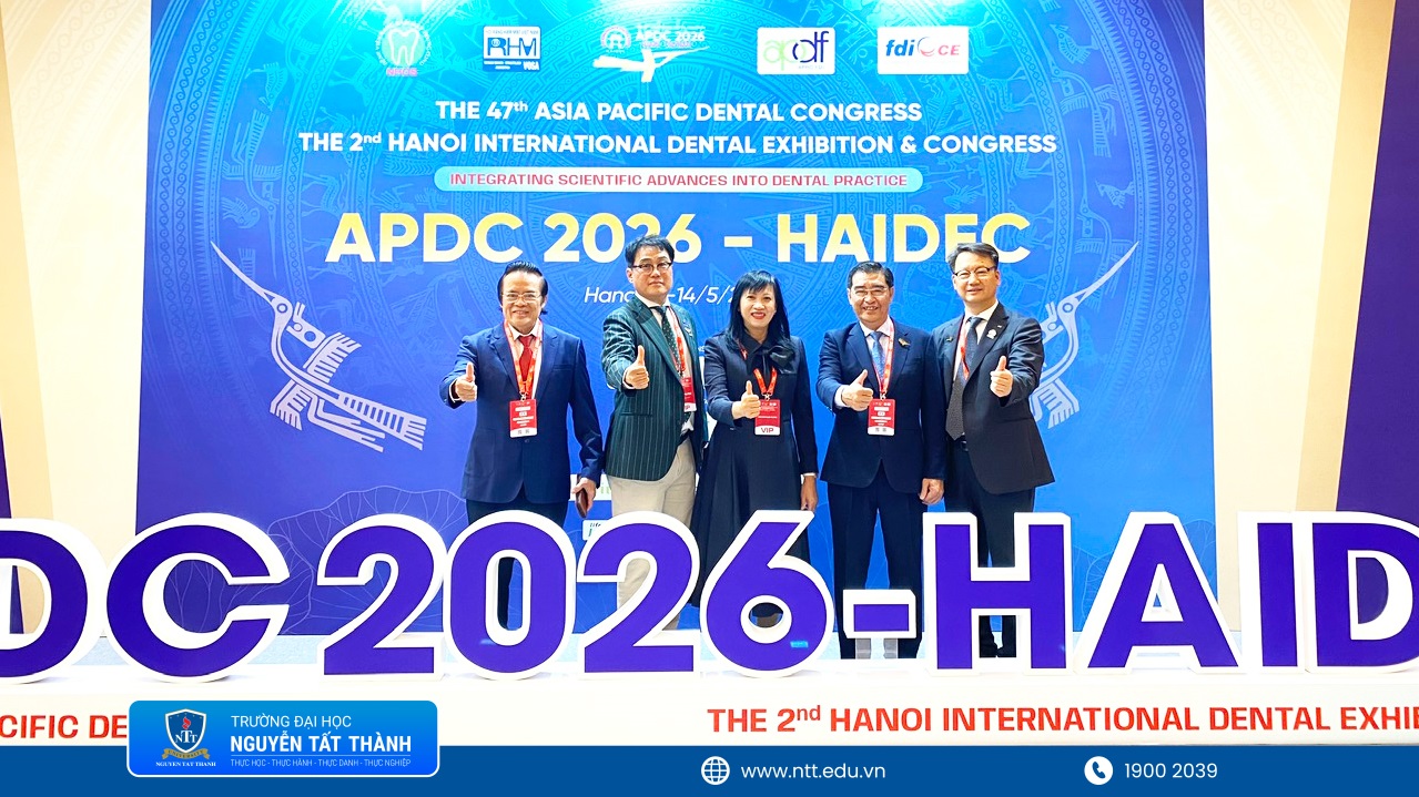 Đoàn giảng viên Khoa Răng Hàm Mặt NTTU tham dự các phiên hội nghị APDC 2026
