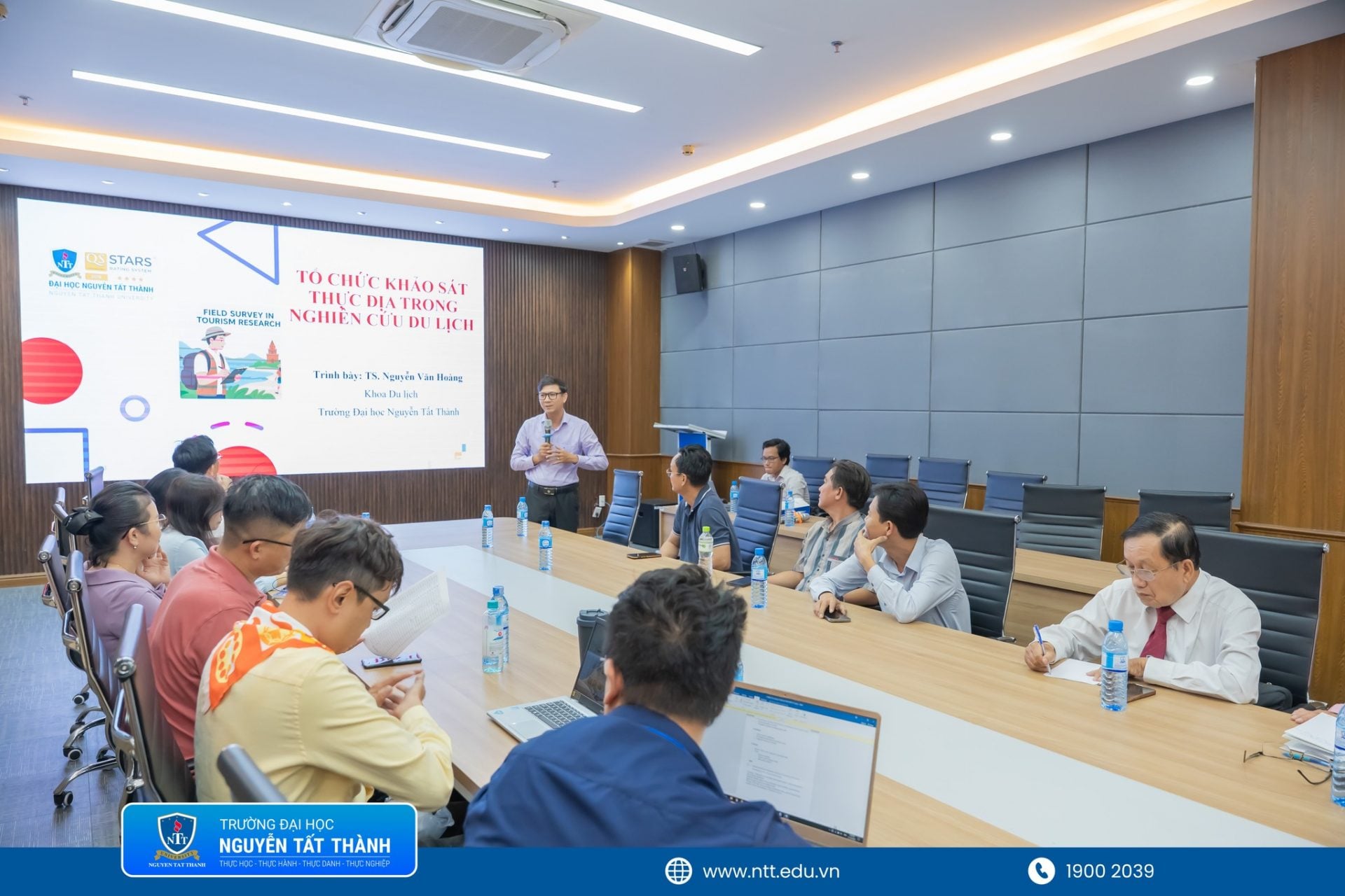 Workshop chuyên đề giúp giảng viên và sinh viên Khoa Du lịch NTTU tiếp cận phương pháp nghiên cứu theo hướng ứng dụng và thực tiễn ngành nghề.