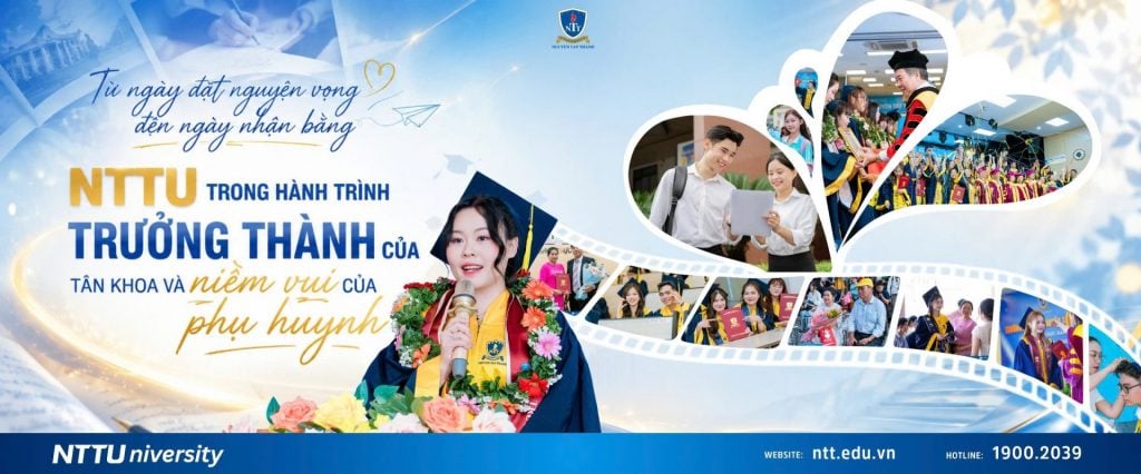 Từ ngày đặt nguyện vọng đến lễ tốt nghiệp: NTTU trong hành trình trưởng thành của tân khoa và niềm tự hào của gia đình