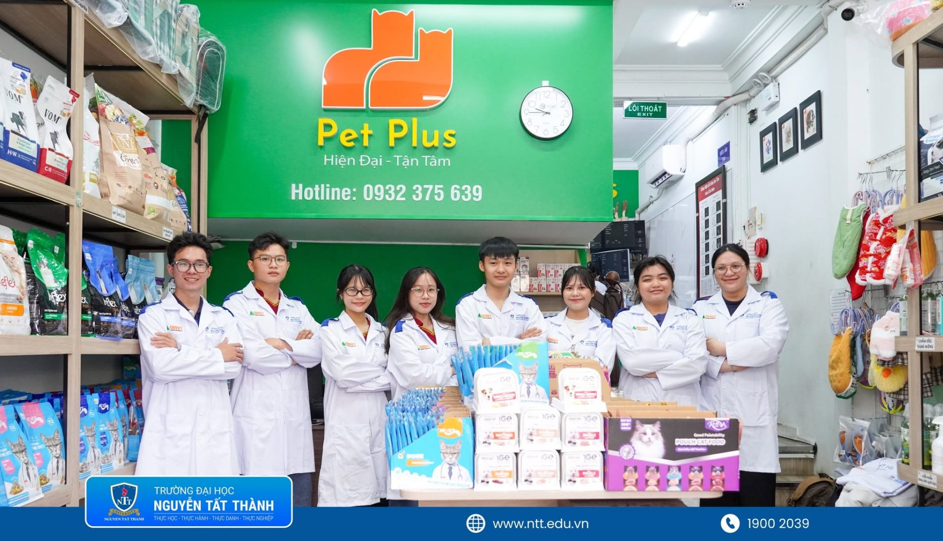 Những trải nghiệm trực tiếp tại Pet Plus giúp sinh viên có thêm góc nhìn về nghề bác sĩ thú y và các hướng phát triển nghề nghiệp