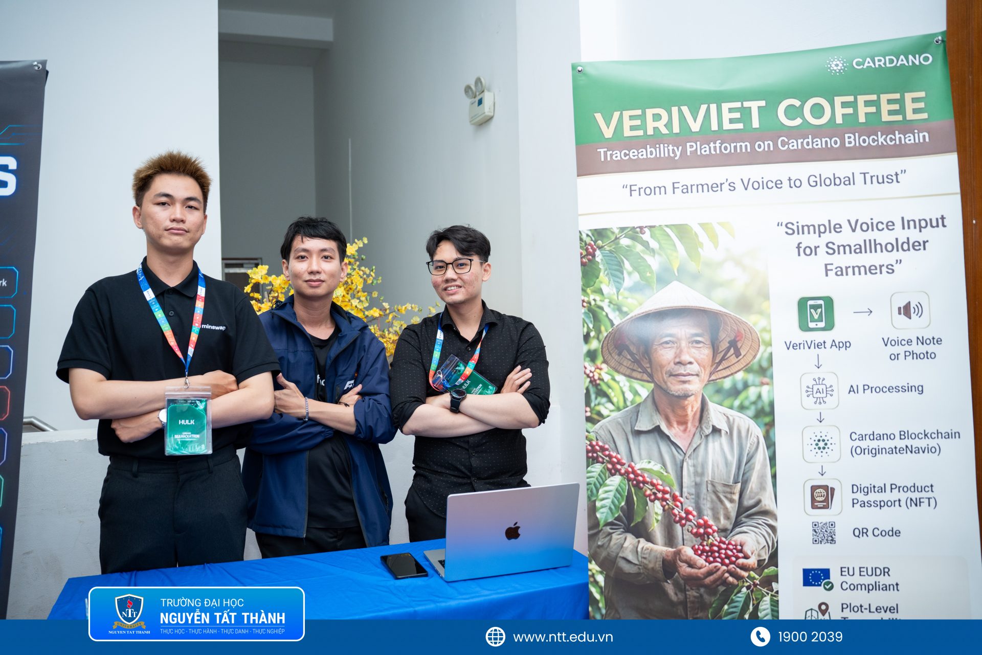 Không gian trưng bày Top 11 dự án xuất sắc tại Cardano SEA Hackathon 2026