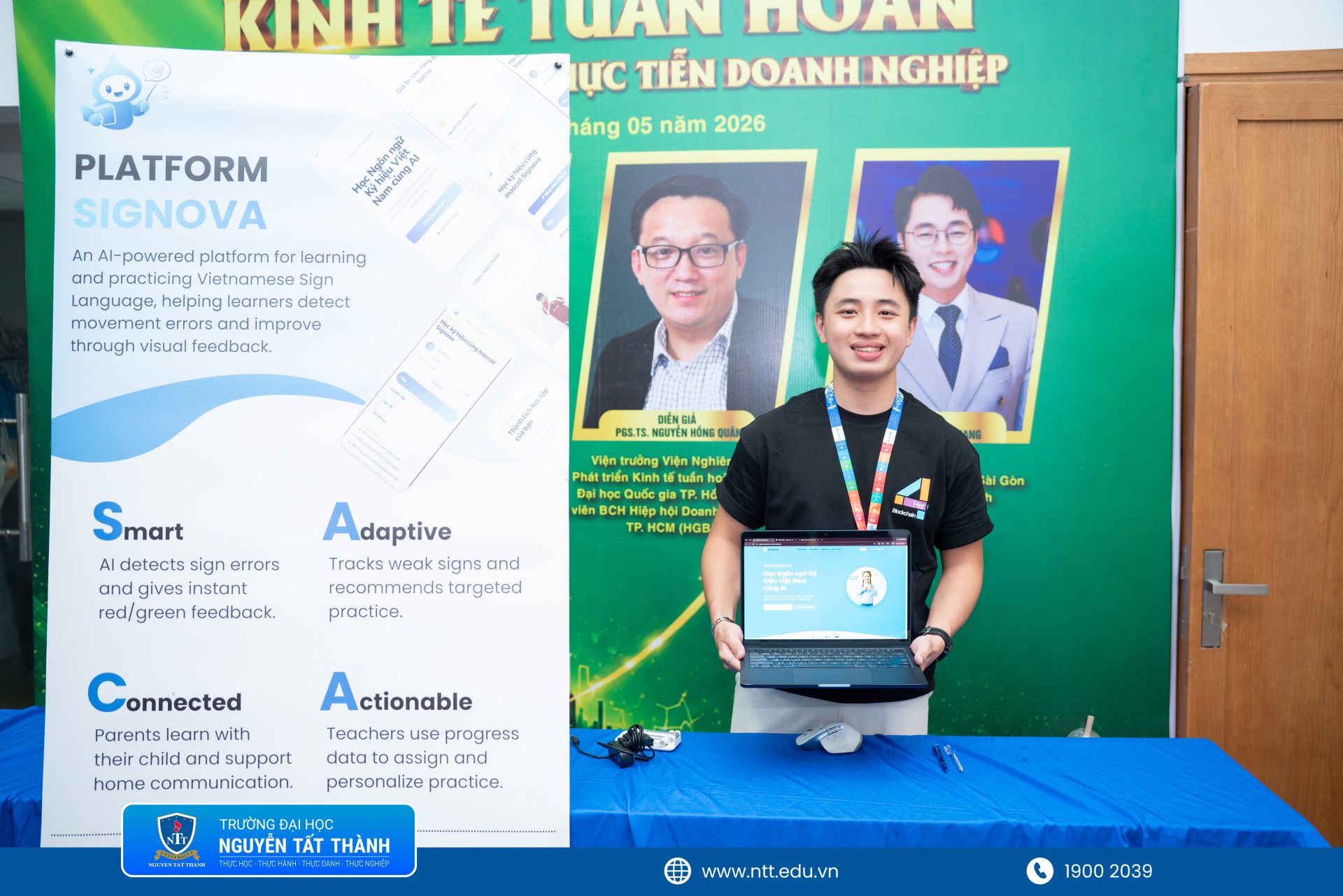 Không gian trưng bày Top 11 dự án xuất sắc tại Cardano SEA Hackathon 2026