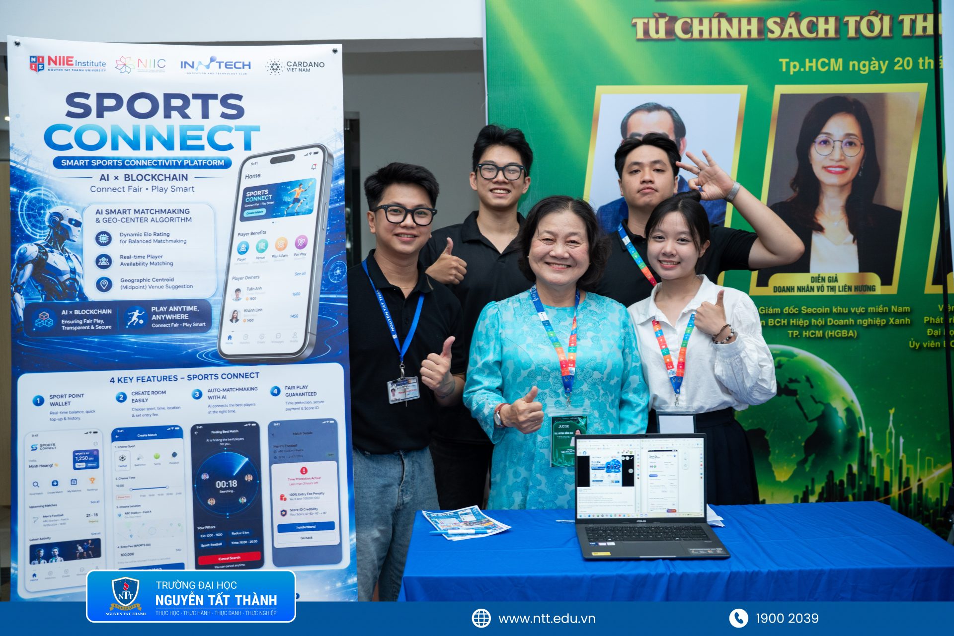 Không gian trưng bày Top 11 dự án xuất sắc tại Cardano SEA Hackathon 2026