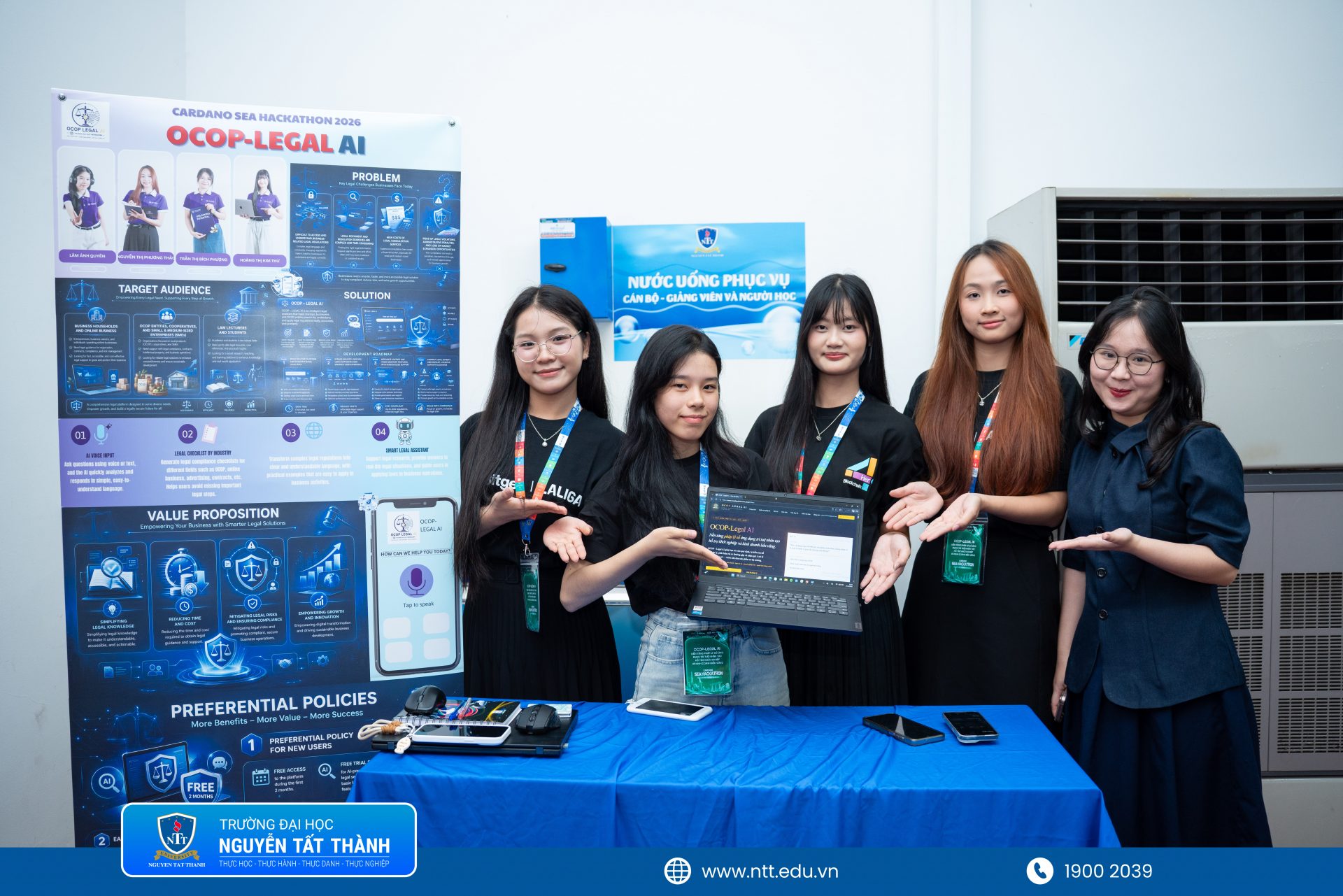 Không gian trưng bày Top 11 dự án xuất sắc tại Cardano SEA Hackathon 2026