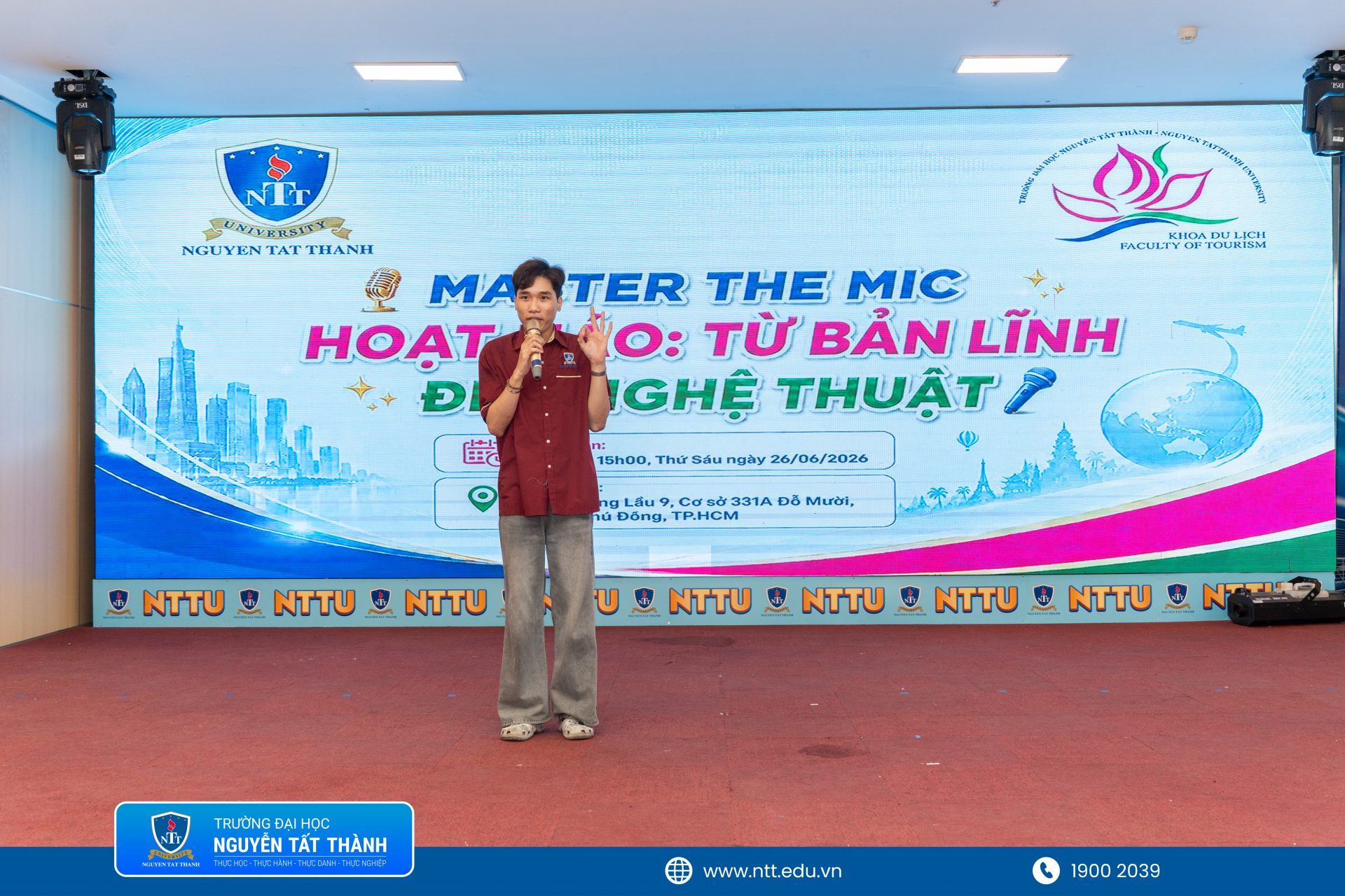 Sinh viên chủ động đưa ra phương án xử lý các tình huống bất ngờ thường gặp trong tour du lịch, teambuilding và tổ chức sự kiện.