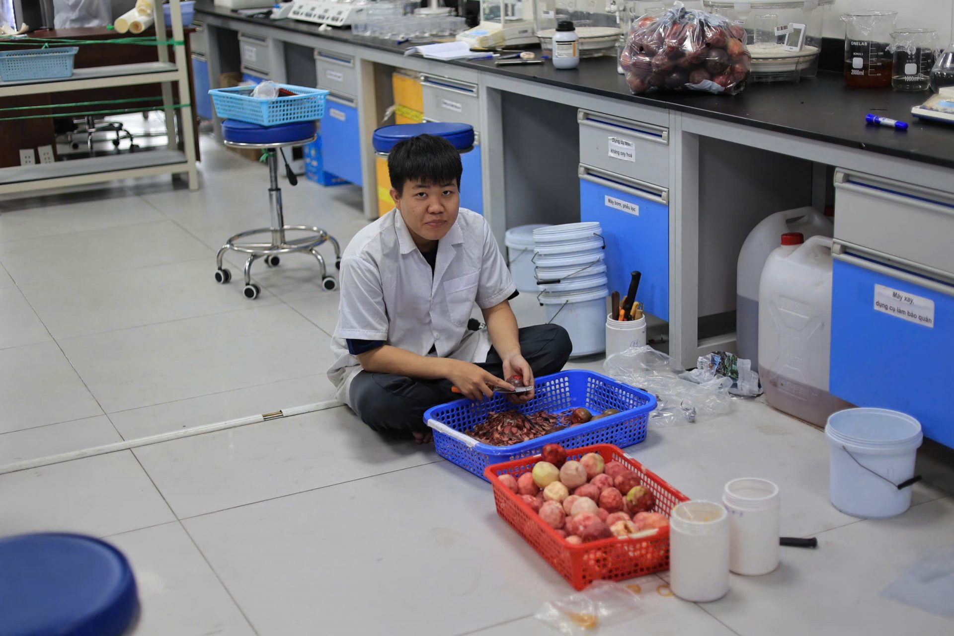 Quy trình chiết pectin từ vỏ chanh dây tím