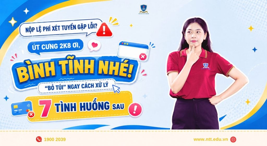 Nộp lệ phí xét tuyển: Thí sinh bình tĩnh trước 7 tình huống phát sinh sau đây