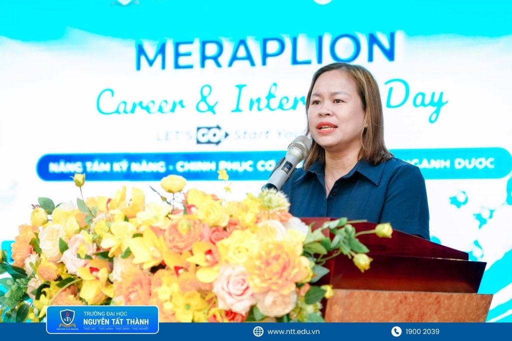 Bà Phạm Thanh Lan – Giám đốc Nhân sự Tập đoàn MerapLion chia sẻ về doanh nghiệp và cơ hội nghề nghiệp dành cho sinh viên