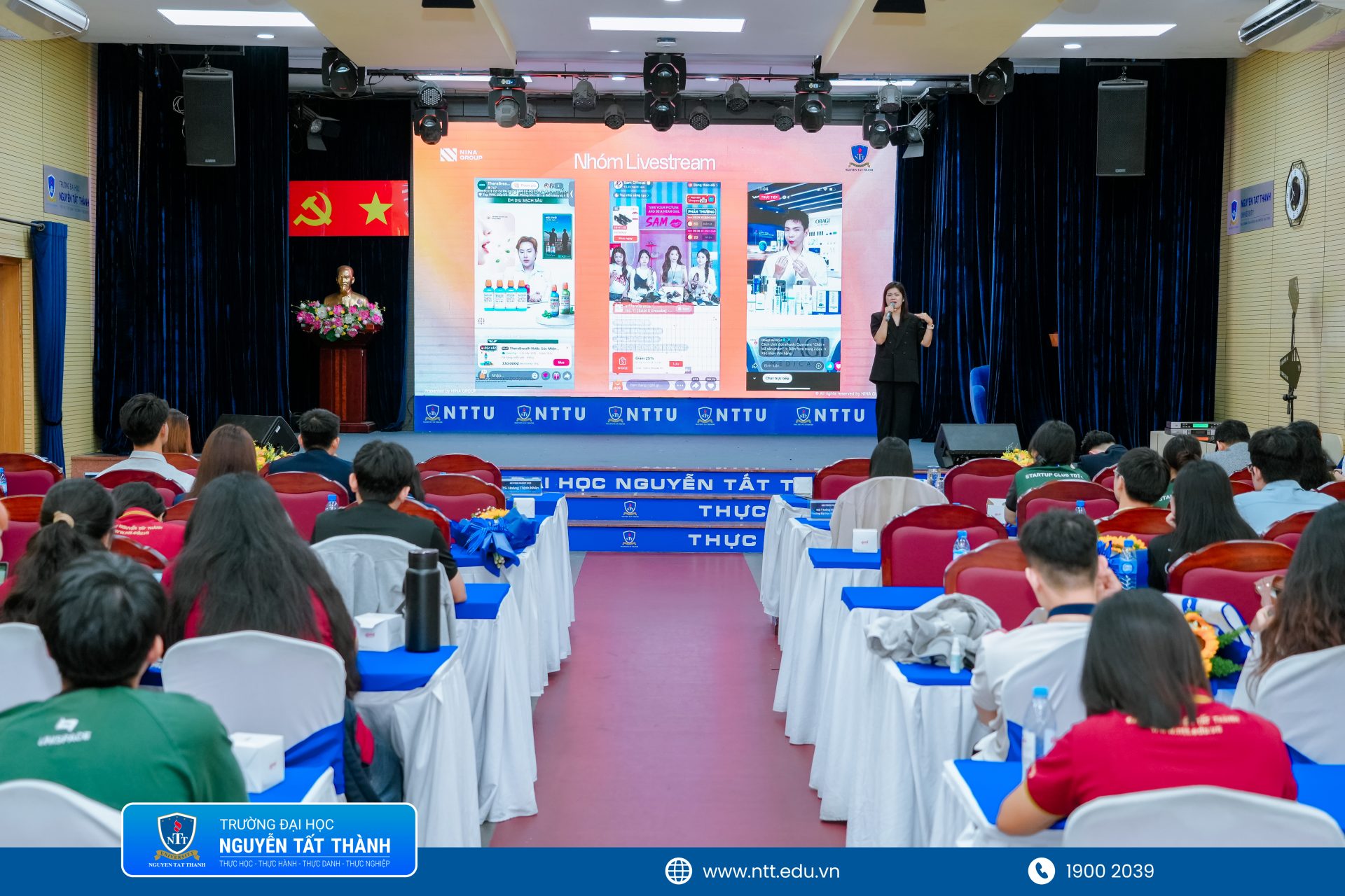 Chị Trần Thị Nga chia sẻ cơ hội khởi nghiệp từ tiếp thị liên kết, sáng tạo nội dung và livestream.