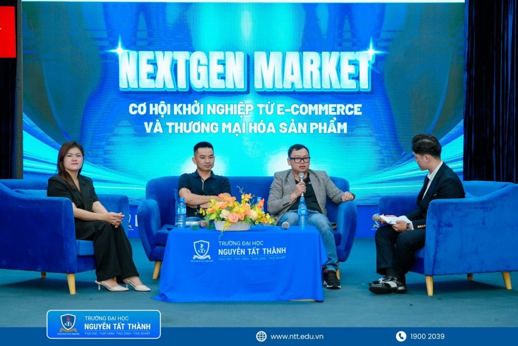 Từ AI đến livestream thực chiến: Sinh viên NTTU tiếp cận cơ hội khởi nghiệp thương mại điện tử