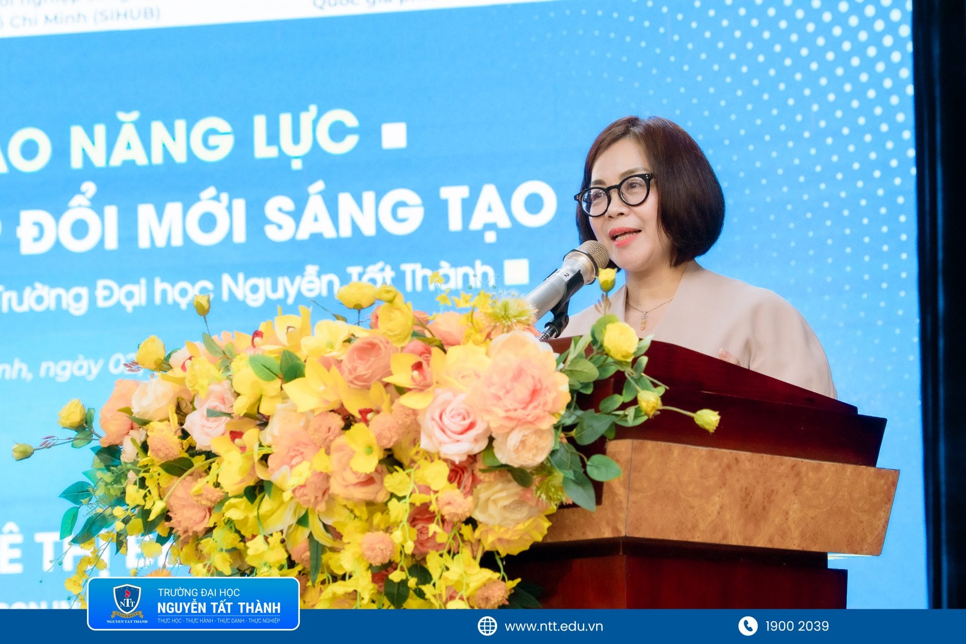 ThS. Lê Thị Bé Ba – Phó Giám đốc Trung tâm Khởi nghiệp Sáng tạo Thành phố Hồ Chí Minh chia sẻ về vai trò kết nối nguồn lực của hệ sinh thái khởi nghiệp đổi mới sáng tạo.