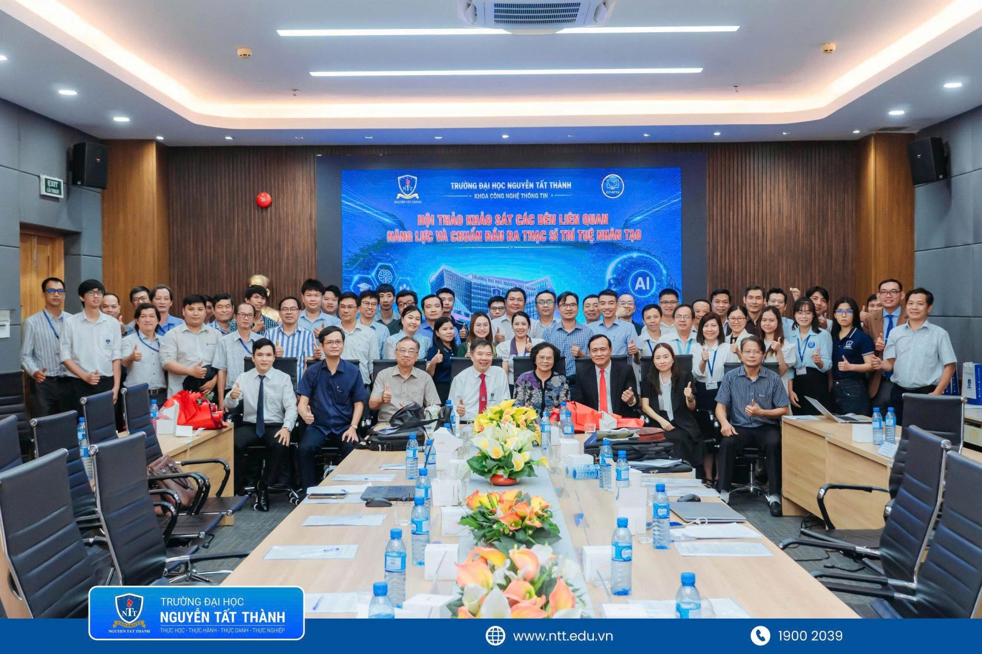 Thông qua Hội thảo tham vấn các bên liên quan, Trường Đại học Nguyễn Tất Thành tiếp tục phát huy thế mạnh kết nối chuyên gia, nhà khoa học và doanh nghiệp, tạo nền tảng hoàn thiện chương trình sau đại học và chuẩn bị các điều kiện phát triển nguồn nhân lực trí tuệ nhân tạo trình độ cao, đáp ứng yêu cầu nghiên cứu, ứng dụng và chuyển giao công nghệ trong thực tiễn. 