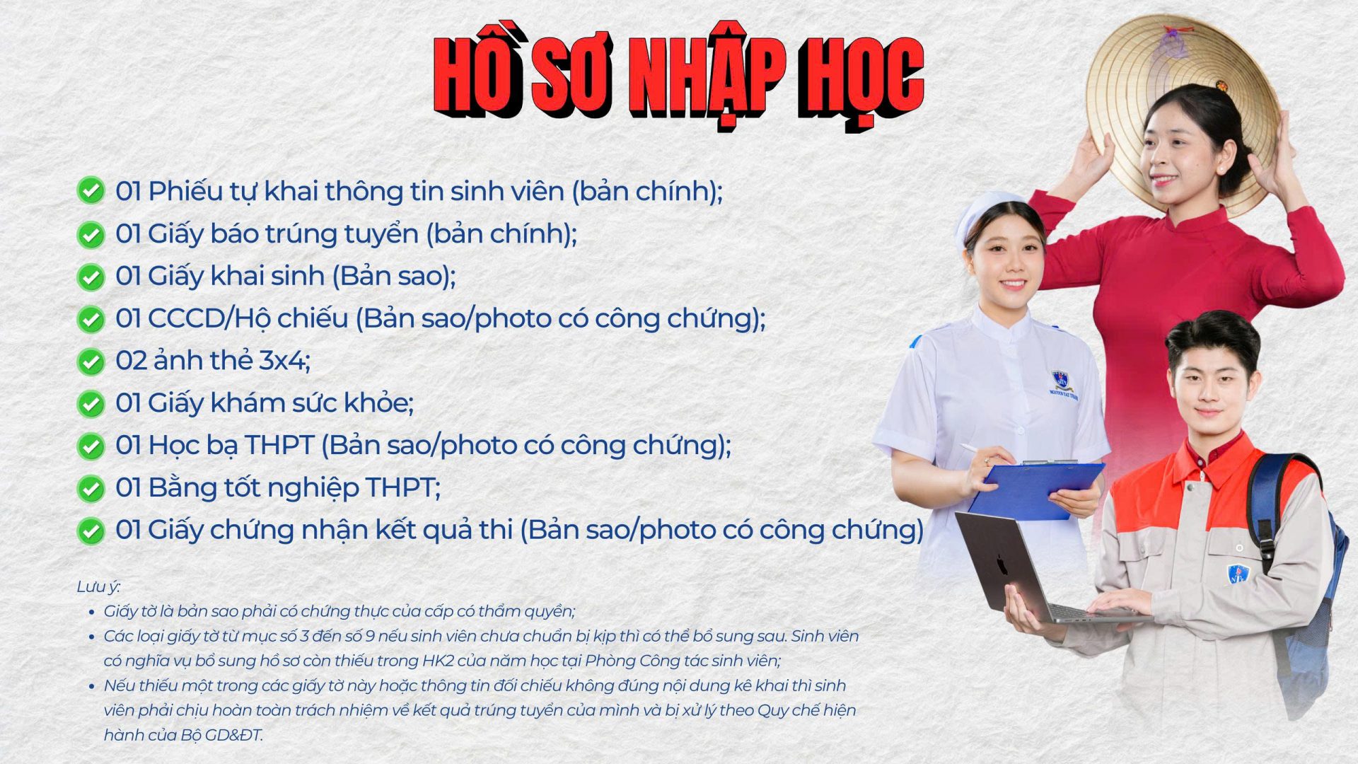 QUY TRÌNH NHẬP HỌC