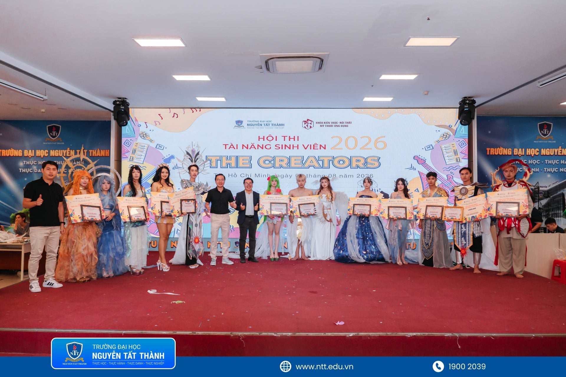 Các giải Khuyến khích và giải phụ tiếp tục ghi nhận nhiều tiết mục, thiết kế nổi bật, góp phần tạo nên màu sắc đa dạng cho The Creators 2026 – Mùa 5.