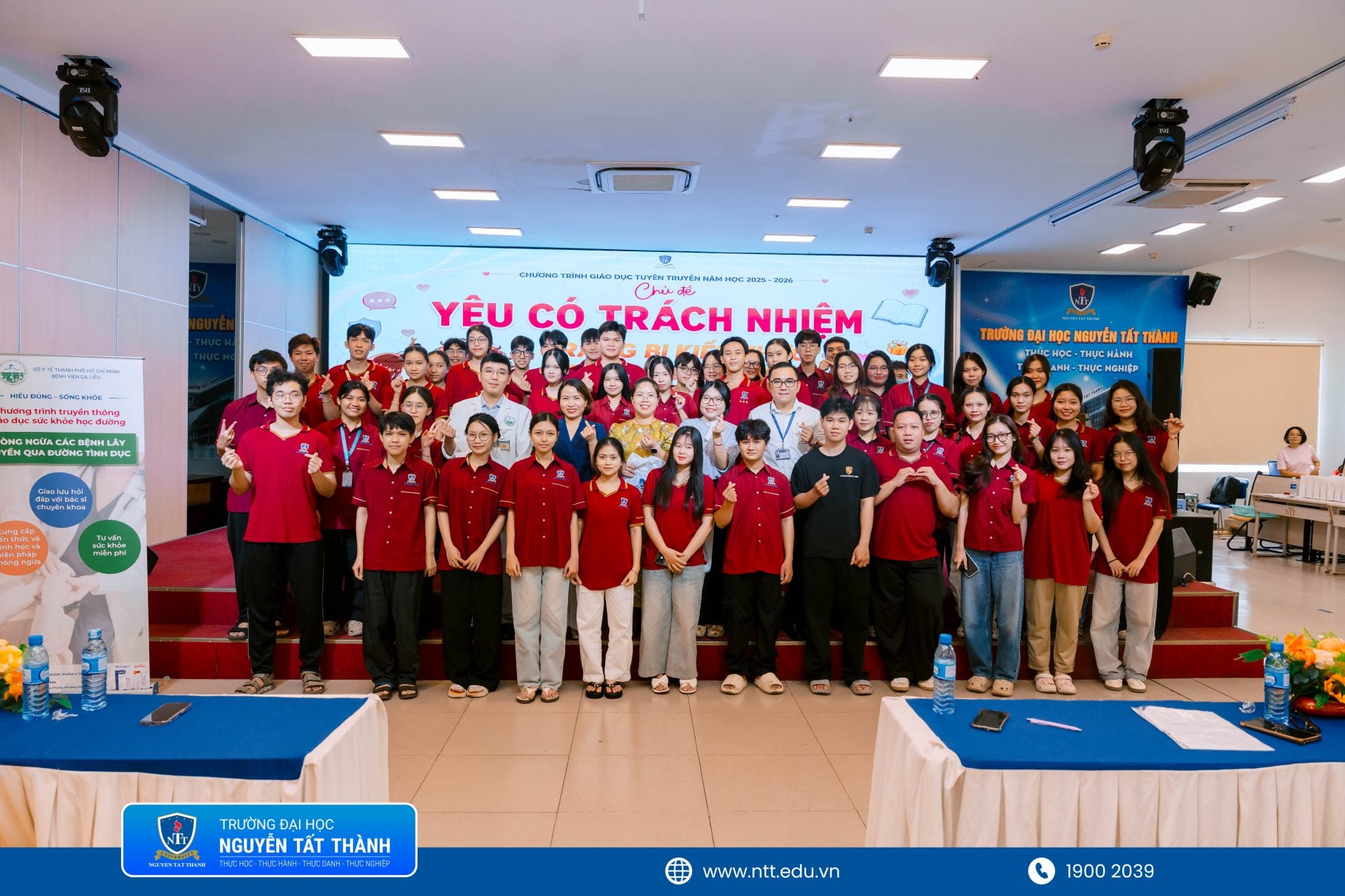 Thông qua chương trình, NTTU tiếp tục trang bị cho sinh viên kiến thức, kỹ năng và thái độ sống có trách nhiệm, đồng thời góp phần cụ thể hóa SDG 3 về cuộc sống khỏe mạnh và tăng cường phúc lợi