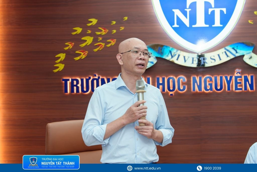 Ông Trần Thanh Hải – Chủ tịch Danh dự Hiệp hội Phát triển Nguồn nhân lực Logistics Việt Nam chia sẻ định hướng hoạt động và các chương trình hợp tác