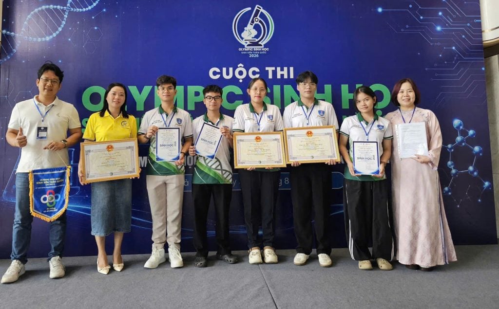 Sinh viên Trường Đại học Nguyễn Tất Thành đạt thành tích cao tại Olympic Sinh học Sinh viên toàn quốc lần thứ VI năm 2026