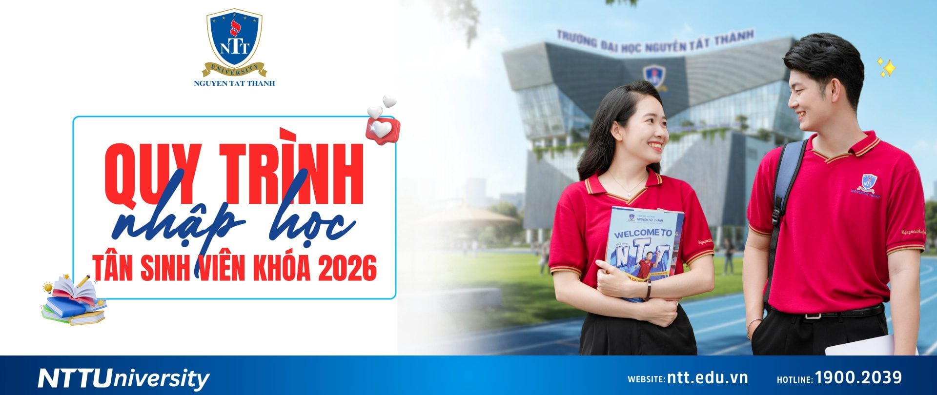 quy trình nhập học 2026