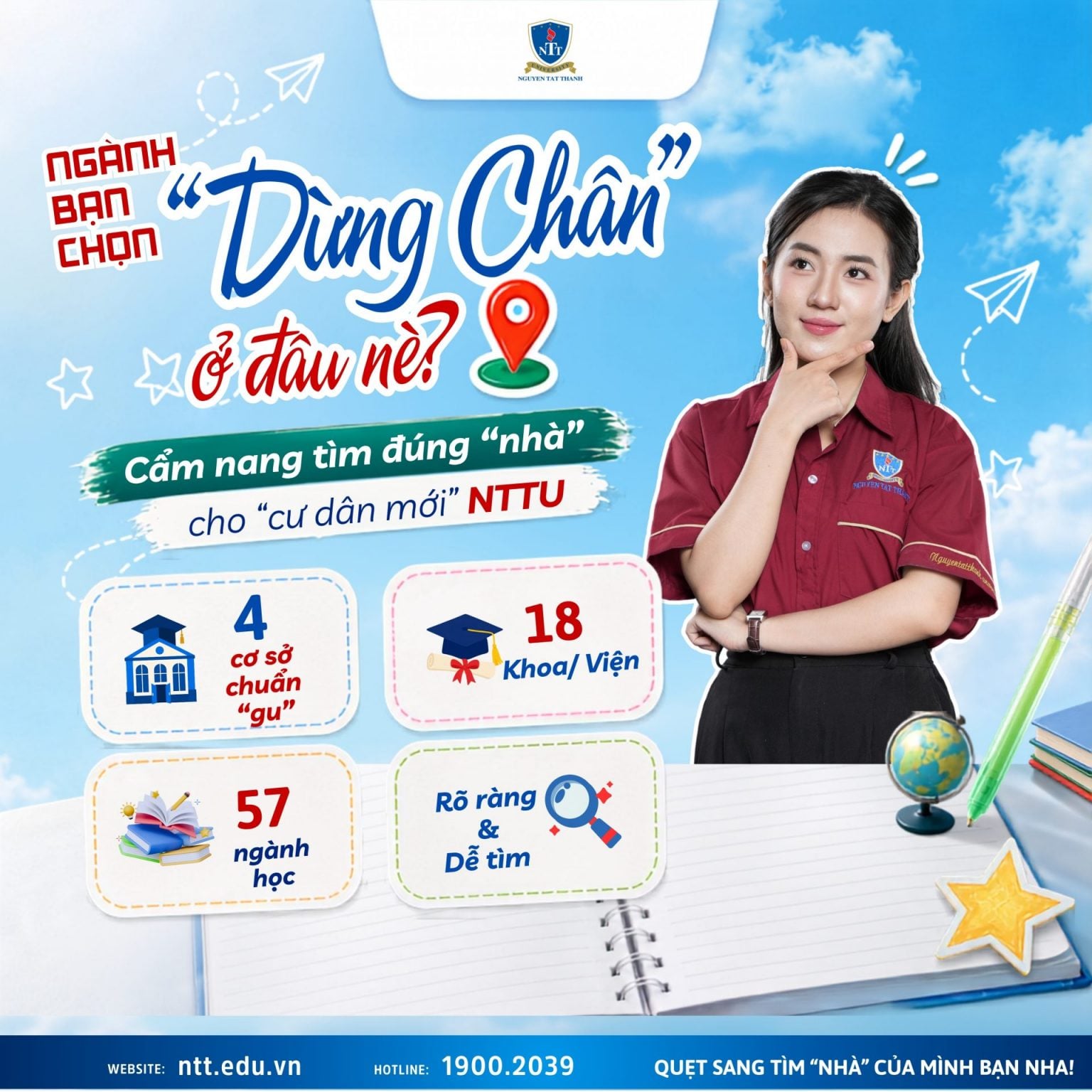 Check đúng “tọa độ” trước giờ vào lớp: Sinh viên NTTU lưu ngay các cơ sở học tập