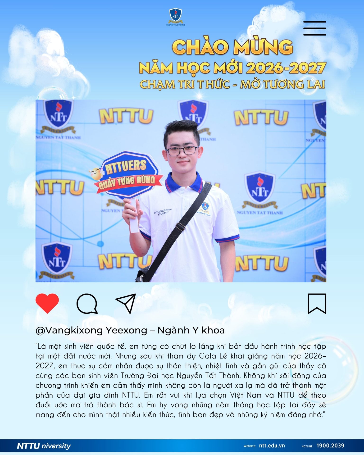 “Quá đã, quá cháy, quá nhiều bất ngờ!”: Tân sinh viên K26 hào hứng kể chuyện Gala NTTU 2026