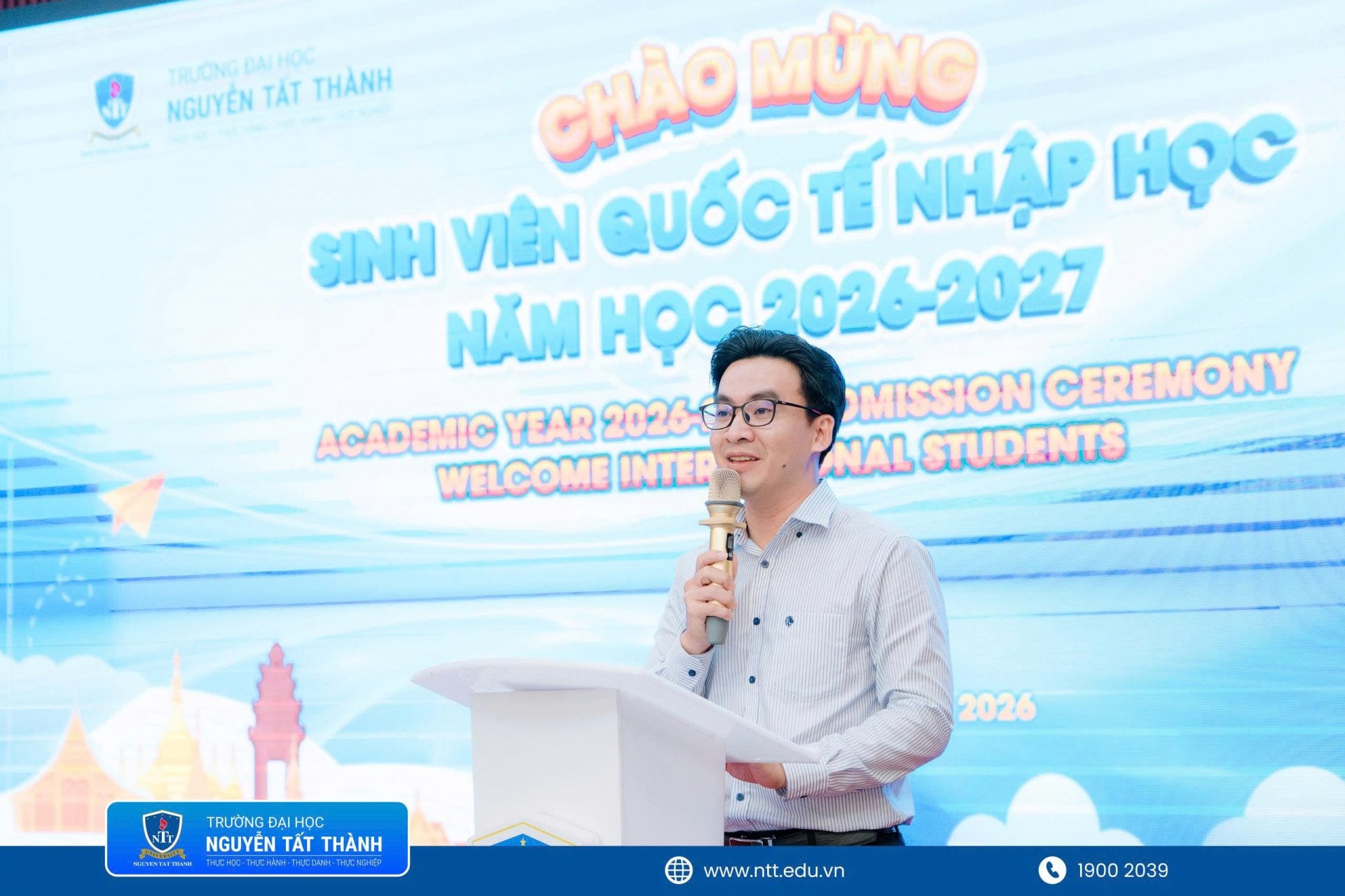 ThS. Nguyễn Quỳnh Sơn – Giám đốc Trung tâm Hỗ trợ sinh viên Quốc tế – chia sẻ về công tác hỗ trợ học tập, sinh hoạt và hòa nhập dành cho sinh viên quốc tế tại NTTU