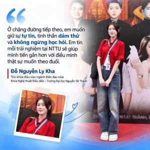Đỗ Nguyễn Ly Kha Thủ khoa đầu vào ngành Biên đạo múa Khoa Nghệ thuật biểu diễn – Trường Đại học Nguyễn Tất Thành