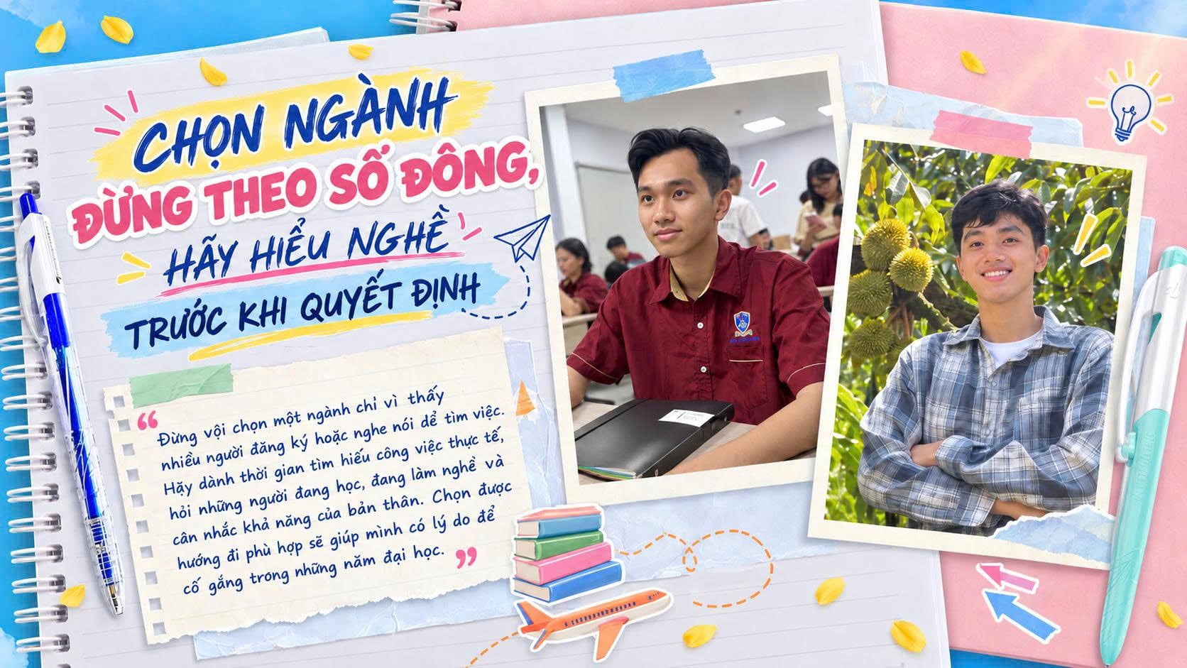 Chọn ngành, hiểu nghề trước quyết định