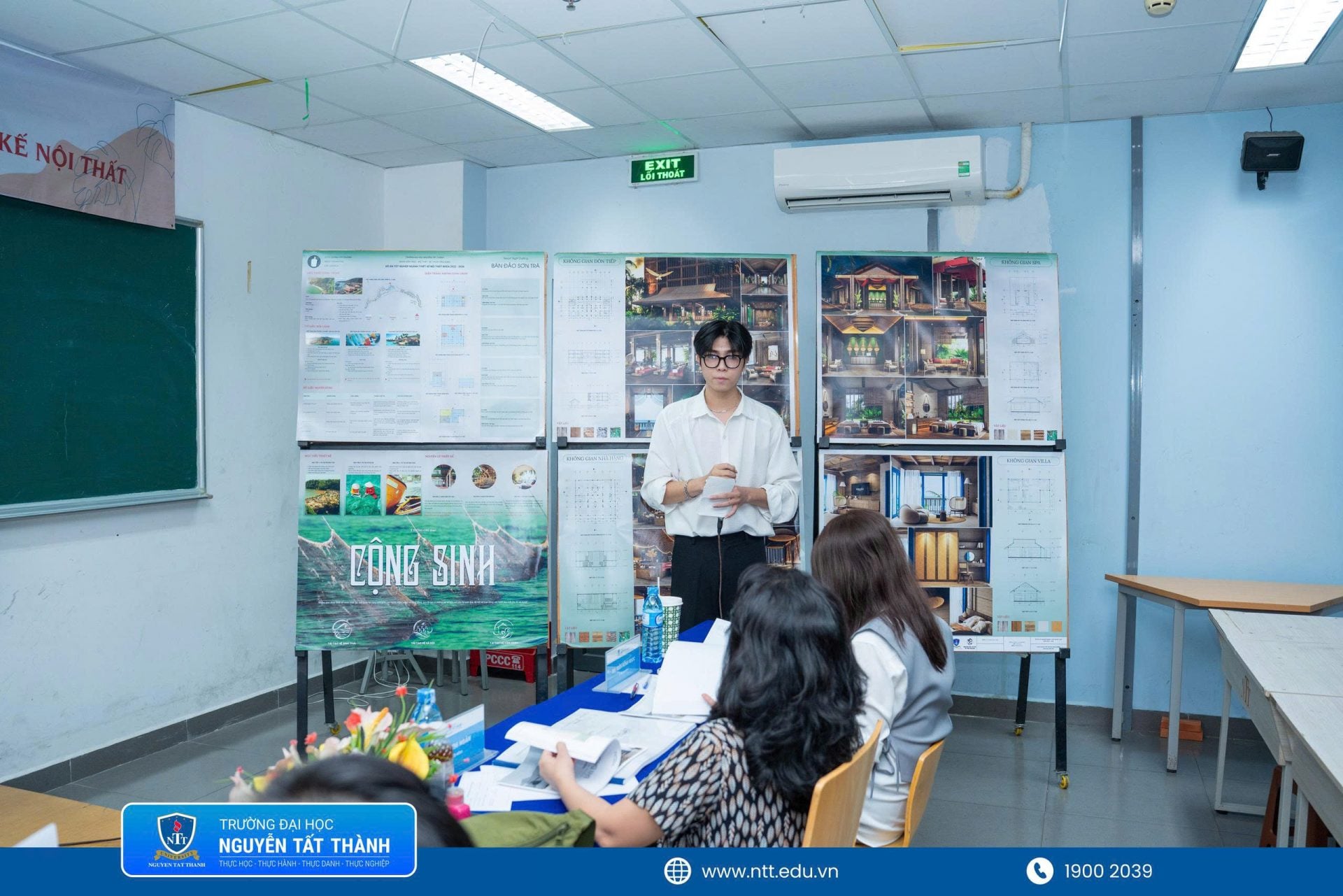 Với ý tưởng “Cộng sinh”, á khoa Dương Chí Phương mang đến phương án thiết kế khu nghỉ dưỡng tại bán đảo Sơn Trà (Đà Nẵng), hướng đến sự hài hòa giữa con người, công trình và thiên nhiên