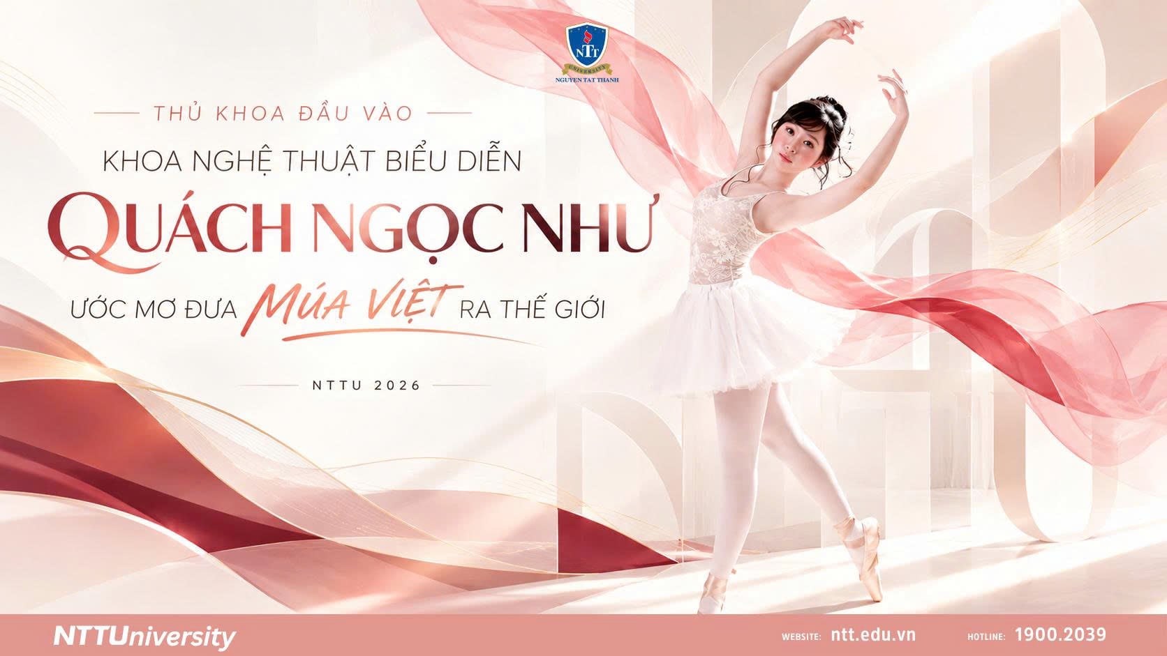 Thủ khoa đầu vào Khoa Nghệ thuật Biểu diễn Quách Ngọc Như: Ước mơ đưa múa Việt ra thế giới