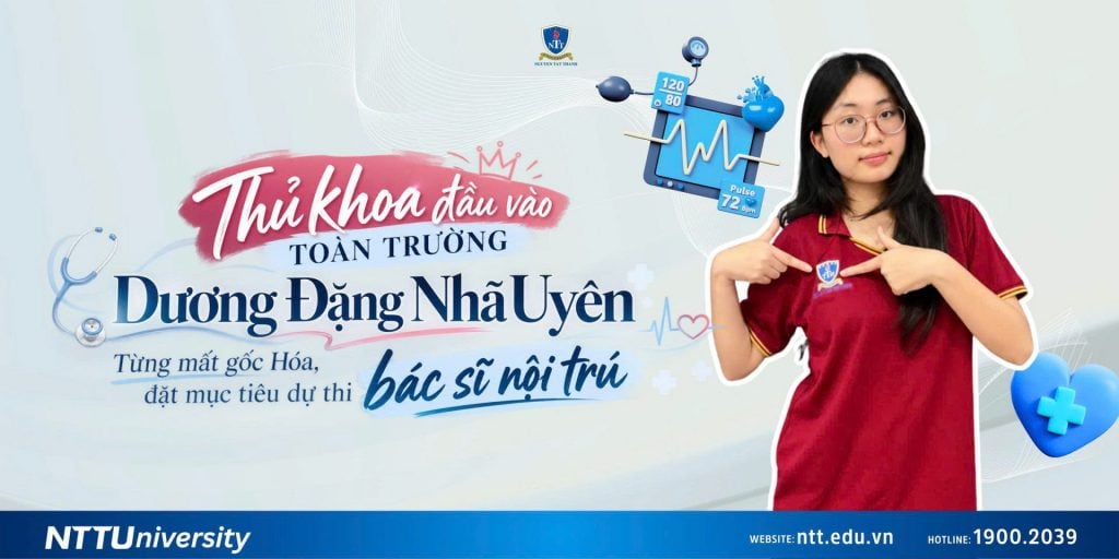 Thủ khoa đầu vào toàn trường Dương Đặng Nhã Uyên: Từng mất gốc môn Hóa, đặt mục tiêu dự thi bác sĩ nội trú