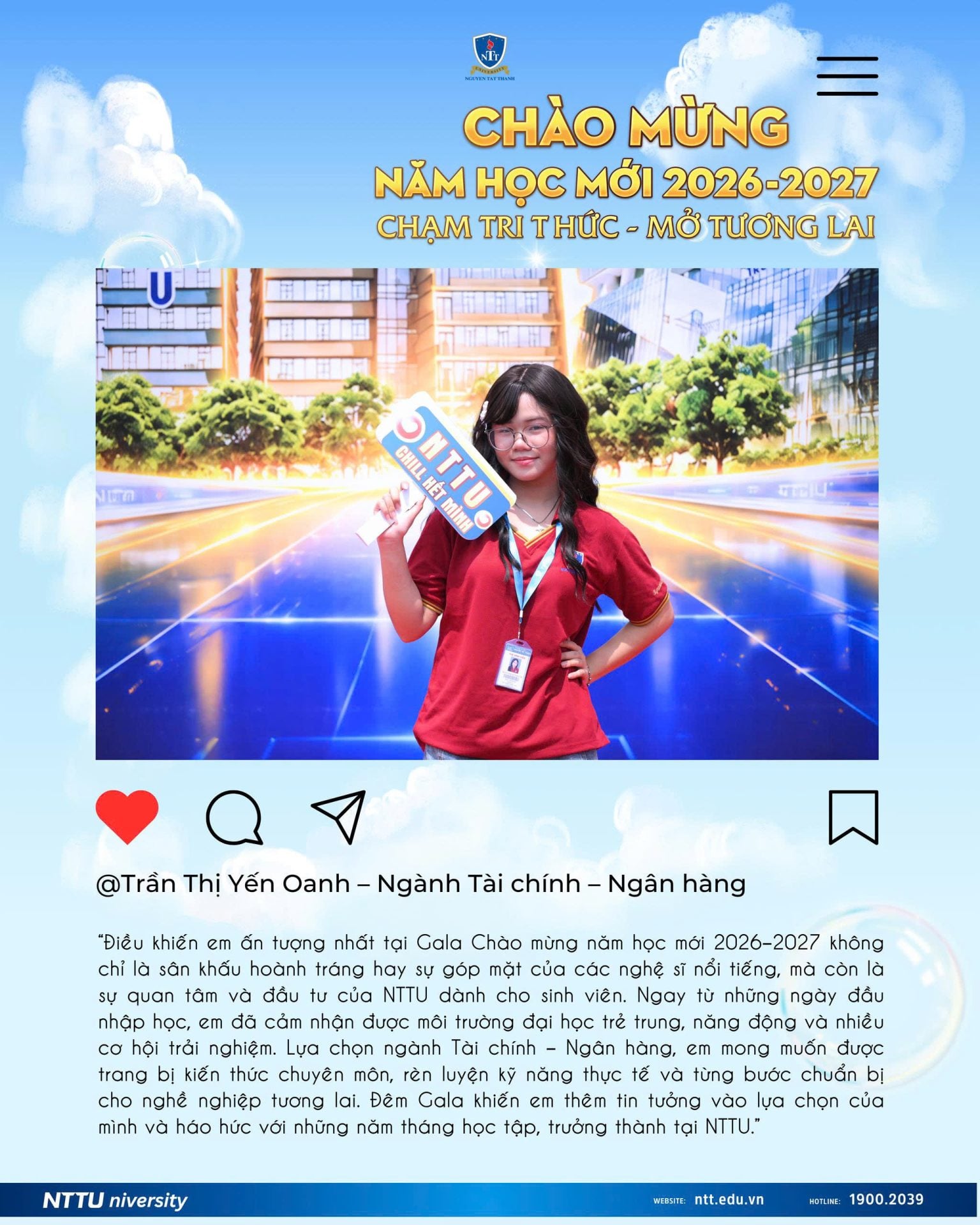 “Quá đã, quá cháy, quá nhiều bất ngờ!”: Tân sinh viên K26 hào hứng kể chuyện Gala NTTU 2026