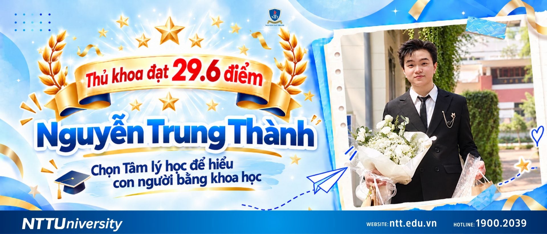 Chúc mừng thủ khoa Nguyễn Trung Thành