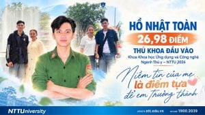 Thủ khoa Hồ Nhật Toàn: 26,98 điểm và hành trình trưởng thành từ niềm tin của mẹ